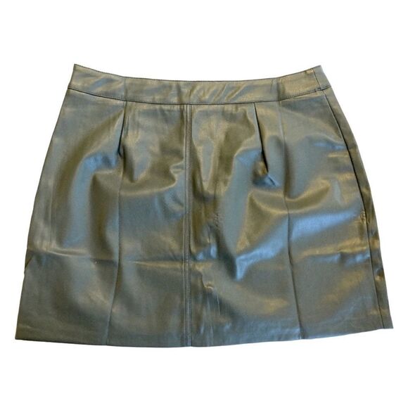 Lulus Most Fab Vegan Leather Mini Skirt - Picture 3 of 3